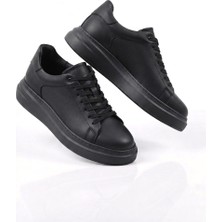 Zerenyus Zrk-Xb2 Yüksek Kalite Alexandre Model Siyah Erkek Premium Sneaker