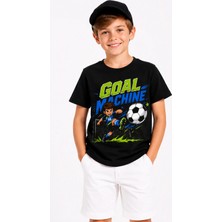 Goal Machine %100 Pamuk Premium Kalite Erkek Çocuk Tişörtü