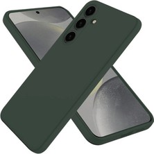 Royaleks Samsung Galaxy A56 Kılıf First Silikon - Koyu Yeşil