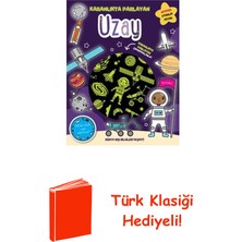 İndigo Çocuk Uzay - Karanlıkta Parlayan Kitaplar - Uzayda Et... + Türk Klasiği Hediye