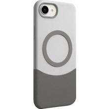 Royaleks Joko Apple Iphone 16E Velar Magsafe Kapak - Natural Grey