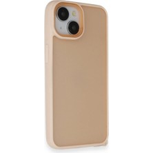 Royaleks Apple Iphone 14 Kılıf Elegant Kapak - Pudra