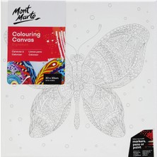 MONT MARTE Renkli Boyama Tuvali 30X30 cm - Garden Serisi (4 Farklı Desen Seçeneği)