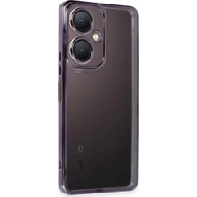 Royaleks Vivo Y27 Kılıf Razer Lensli Silikon - Mor