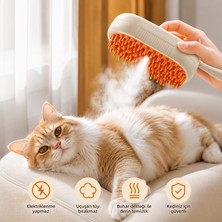 Kedicrax Saplı Buharlı Tarak – Şarjlı Kedi & Köpek Tüy Bakım ve Temizleme Fırçası