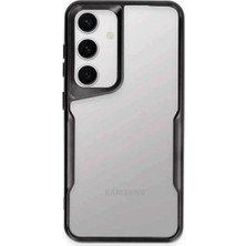 Royaleks Samsung Galaxy S25 Kılıf Boyi Silikon Kapak - Siyah