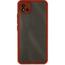 Royaleks Realme C11 2021 Kılıf Montreal Silikon Kapak - Kırmızı