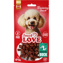 Euro Dog Zengezur Snack Love Köpek Ödül ve Eğitim Ördek-Morina Küp Şekil Kesimli 10 mm Küp 70 gr