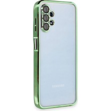 Royaleks Samsung Galaxy A13 4g Kılıf Razer Lensli Silikon - Yeşil