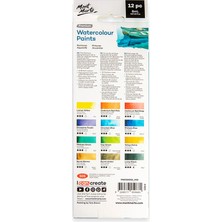 MONT MARTE Premium Suluboya Boya Seti 12’li, 8 ml