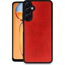 Royaleks Samsung Galaxy A26 Kılıf Aras Deri Kapak - Kırmızı