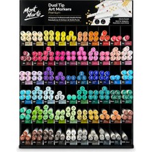 MONT MARTE Dual Tip Art Marker Stand With Stickers