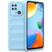 Royaleks Xiaomi Redmi 10C Kılıf Optimum Silikon - Sky Blue