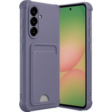 Royaleks Samsung Galaxy A36 Kılıf Kelvin Kartvizitli Silikon - Lila