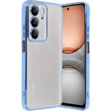 Royaleks Realme C75 4g Kılıf Razer Lensli Silikon - Açık Mavi