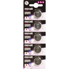 Royaleks Maxell CR2025 3V Lityum Bios Baskül Terazi Pili 5’li Kartela 5 Adet