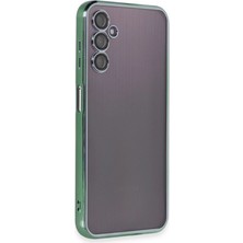 Royaleks Samsung Galaxy A14 4g Kılıf Razer Lensli Silikon - Yeşil