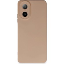 Royaleks Oppo A38 Kılıf Nano Içi Kadife Silikon - Pudra