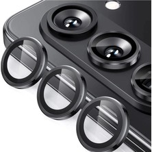 Royaleks Samsung Galaxy Z Fold 5 Valdez Metal Kamera Lens - Siyah