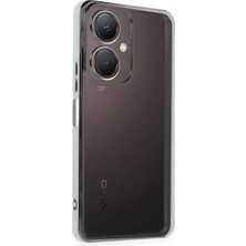 Royaleks Vivo Y27 Kılıf Razer Lensli Silikon - Gümüş