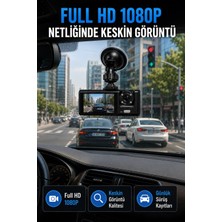 Epilons Araç Içi Kayıt Kamerası 1080P Full Hd Wifi Destekli Ön ve Arka Kameralı Araç Kamerası