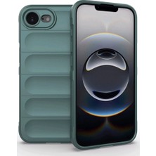 Royaleks Apple Iphone 16E Kılıf Optimum Silikon - Koyu Yeşil