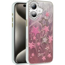 Royaleks Apple Iphone 16 Plus Kılıf Blade Aynalı Desenli Kapak - Desen 7