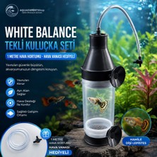 White Balance Tekli Akvaryum Kuluçka Makinesi Seti – Ciklet ve Ağızda Kuluçka Yapan Türler Için Özel (1 Metre Hortum ve Vana Hediyeli)