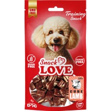 Euro Dog Glblseme Snack Love Köpek Ödül Ve Eğitim Kuzu-morina Küp Şekil Kesimli 12 Mm 70 Gr