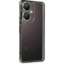 Royaleks Vivo Y27 Kılıf Razer Lensli Silikon - Yeşil
