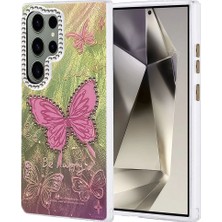 Royaleks Samsung Galaxy S24 Ultra Kılıf Blade Aynalı Desenli Kapak - Desen 5
