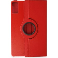 Royaleks Xiaomi Redmi Pad Kılıf 360 Tablet Deri Kılıf - Kırmızı
