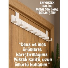 Grass Grassi Askılık - Beyaz Paslanmaz Çelik, Çizilmeye Dayanıklı, Parmak Izi Tutmaz, 6 Kancalı Duvar Askısı