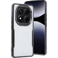 Royaleks Xiaomi Redmi Note 14 Pro Plus Kılıf Boyi Silikon Kapak - Siyah