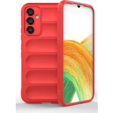 Royaleks Samsung A36 Kılıf Optimum Silikon - Kırmızı