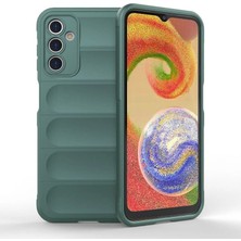 Royaleks Samsung Galaxy A14 4g Kılıf Optimum Silikon - Koyu Yeşil