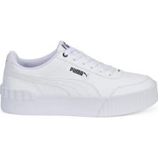 Puma Carina Lift Mono Kadın Beyaz Sneaker Ayakkabı 38640502
