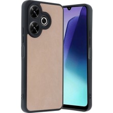 Royaleks Xiaomi Redmi 13 4g Kılıf Aras Deri Kapak - Pudra