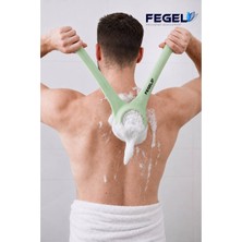 Fegel FG-18 3 Başlıklı Şarjlı Type-C Döner Lif ve Duş Fırçası 39.4 cm