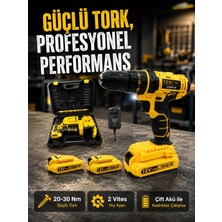 Epilons Ergonomik Tasarımlı 12V Matkap | 2 Vitesli, LED Aydınlatmalı ve Dayanıklı