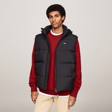 Tommy Hilfiger Tommy Jeans Erkek Siyah Puffer Yelek