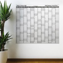 Die Grup 2020 Yıllık Planlayıcı Manyetik Duvar Stickerı Takvim 110X100 cm (5324)