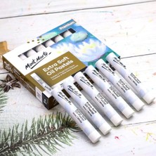 MONT MARTE Extra Yumuşak Beyaz Yağlı Pastel 6'lı