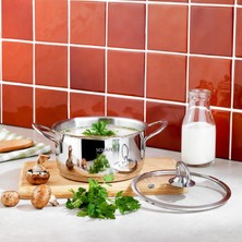 Schafer Micro Mini Derin Çelik Tencere-16 cm