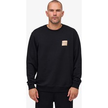 Columbia CS0450 Csc Boxy Brand Crew Erkek Siyah Sweatshirt