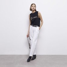 The Kooples Kadın Beyaz Wıde Leg Pantolon