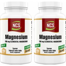 Ncs Magnesium 200 Mg Malat Taurat Glisinat 180 Tablet 2 Adet