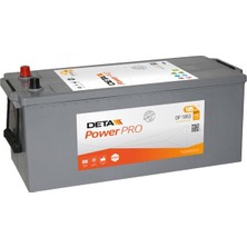 Akü Deta 12V 185 Ah 1150A D05 1150A (513×223×223) Power Pro Tam Kapalı Bakımsız