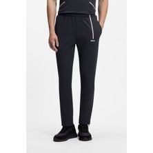 Boss Erkek Normal Kesim Isı Düzenleyici Esnek Gabardin Kumaşlı Lacivert Eşofman Altı 50563330-402