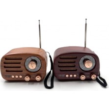 Eco Lounge Ahşap Retro Radyo